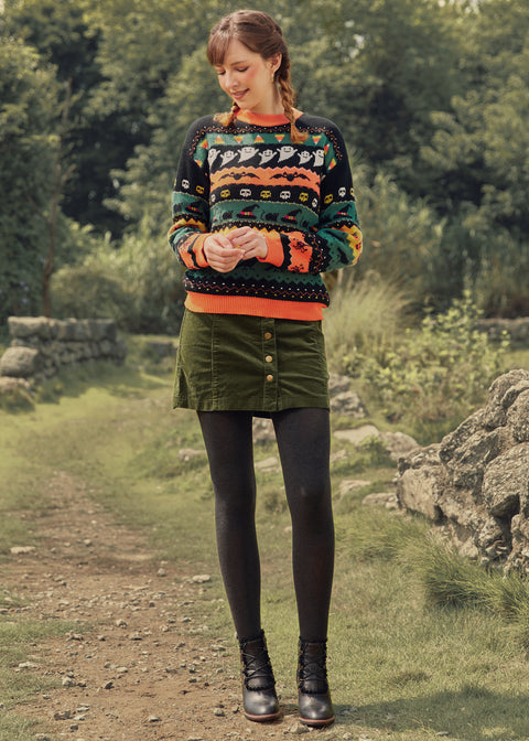 Fright Night Delight Fair Isle Sweater