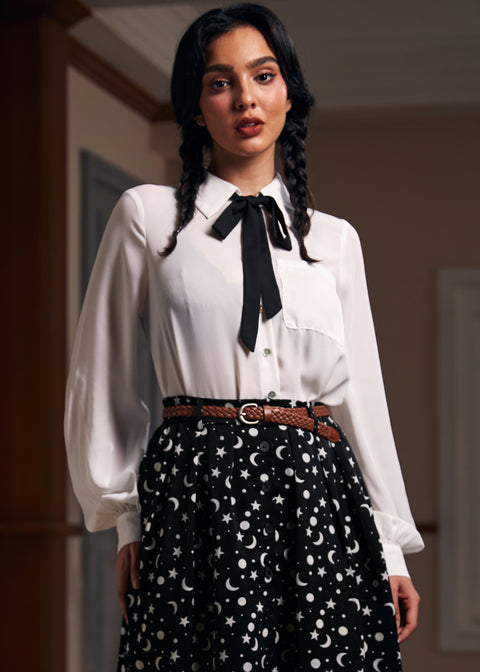 Enchanted Evening Collared Blouse