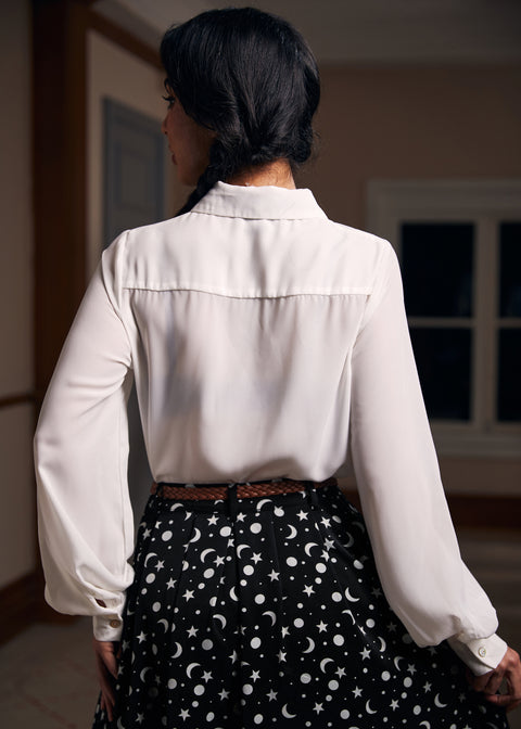 Enchanted Evening Collared Blouse