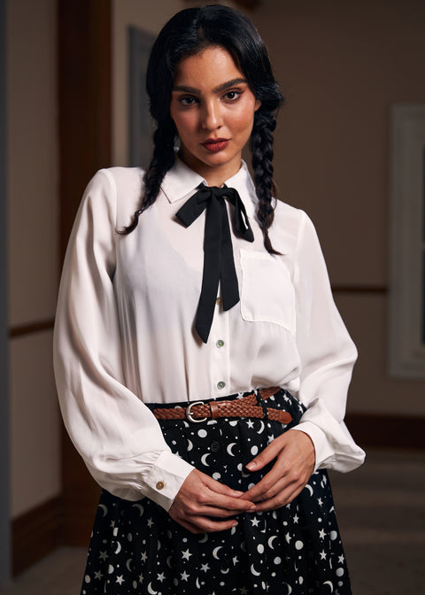Enchanted Evening Collared Blouse