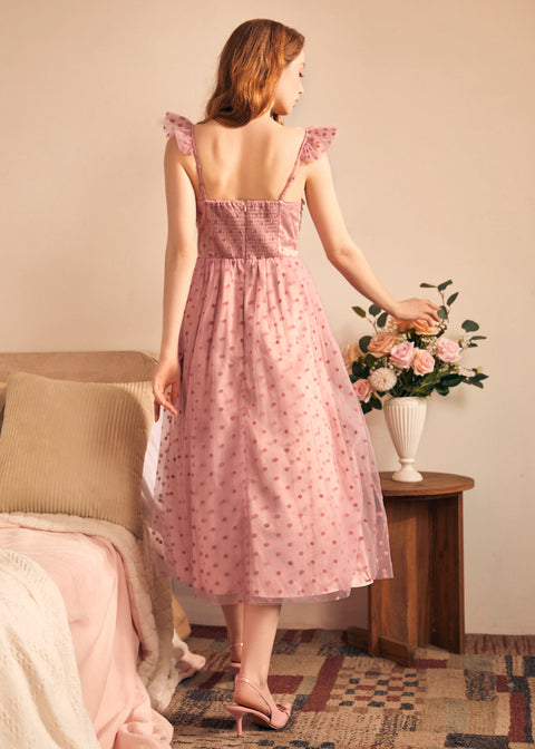 Midsummer Flutter Fit & Flare Dress