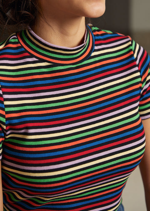 Whispers of Autumn Mock Neck Top