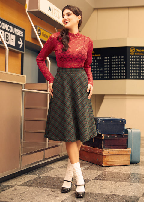 Golden Hour Gal Midi Skirt (Final Sale)