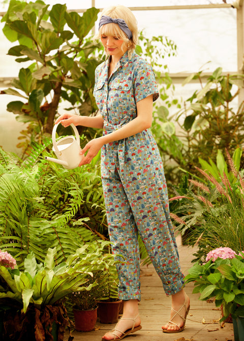 Mushroom About Town Jumpsuit