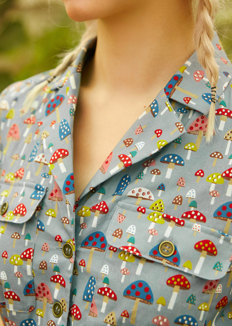 Mushroom About Town Jumpsuit