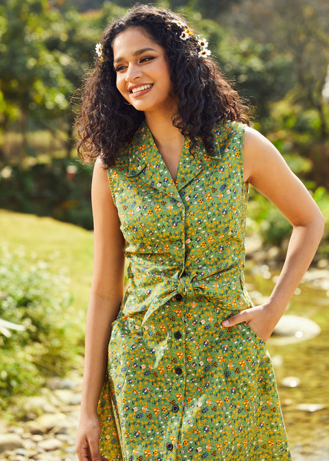 Feel the Morning Breeze Convertible Collar Shirt