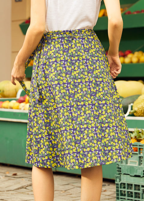 The Lemon Blossom Wrap Skirt