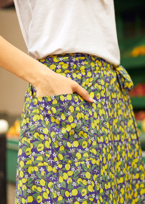 The Lemon Blossom Wrap Skirt
