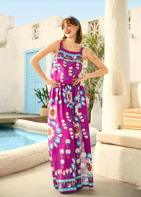 Coastline Calling Maxi Skirt