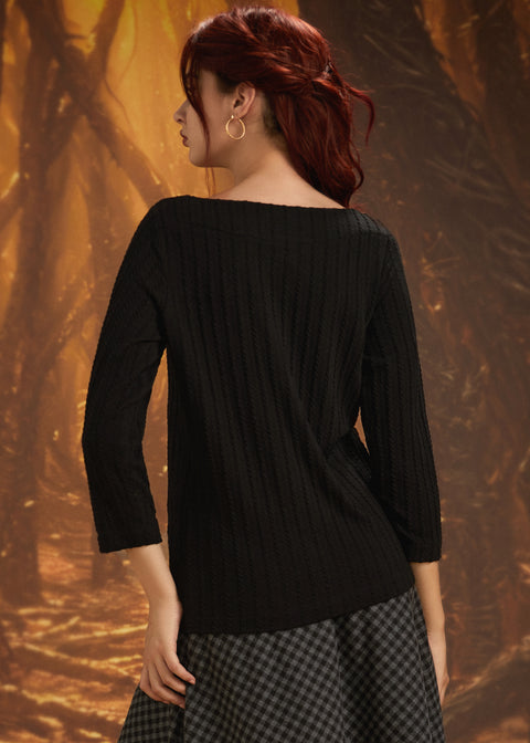 A Crisp Autumn Breeze Boatneck Top