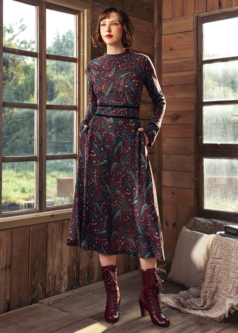 Garden Party Tapestry Midi Dress