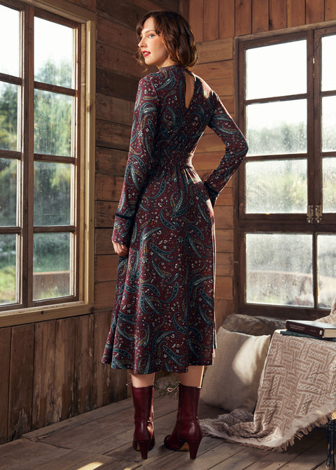 Garden Party Tapestry Midi Dress