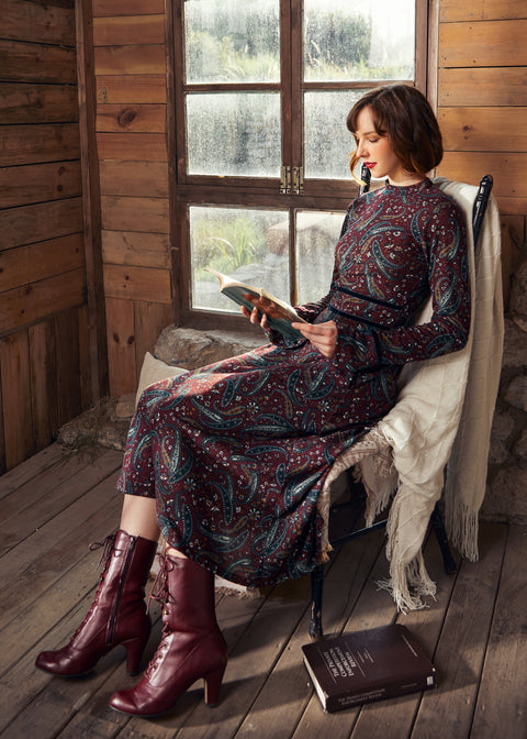 Garden Party Tapestry Midi Dress