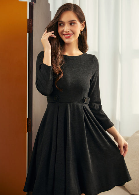 After Dark Fit & Flare Dress