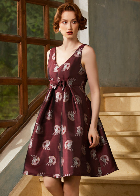 The Purrfectly Poised Fit & Flare Dress