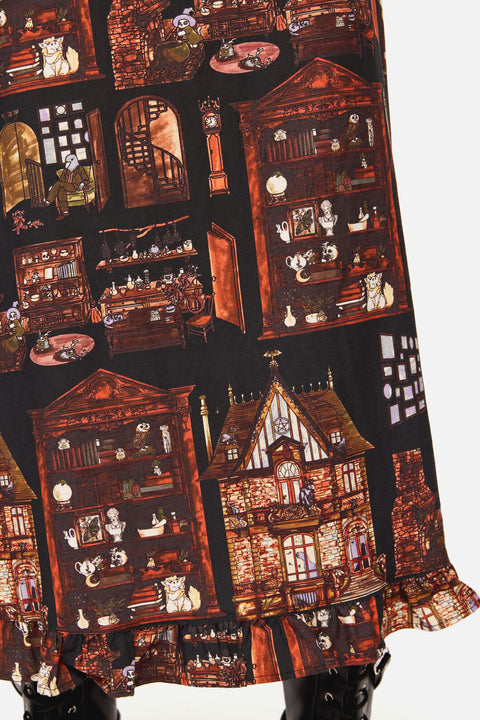 Covenstead Goth Midi Skirt