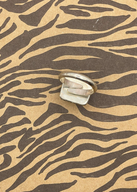 Sterling Silver Dice Ring