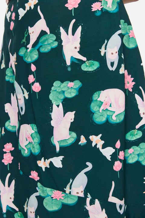 Lilycat Cottagecore Midi Skirt