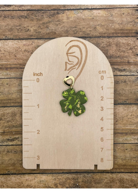 Lucky Clover St Patty's Day Earrings