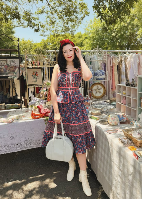 GUNNE SAX for ModCloth Grace Peplum Midi Dress