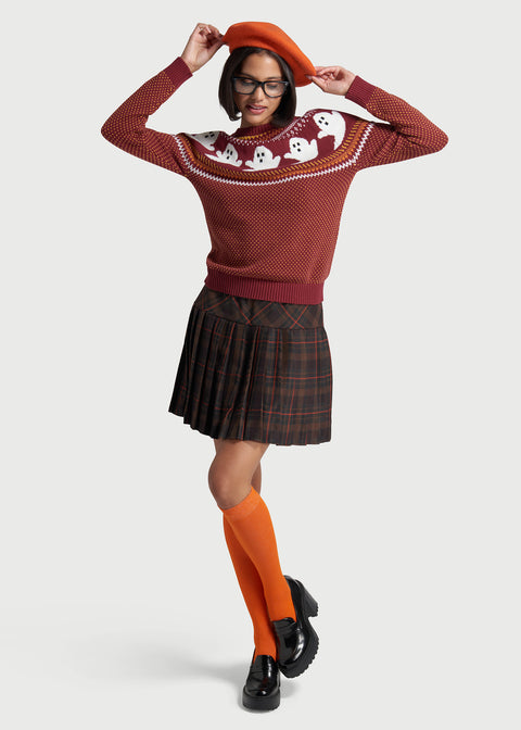 You've Been Ghosted Fair Isle Sweater