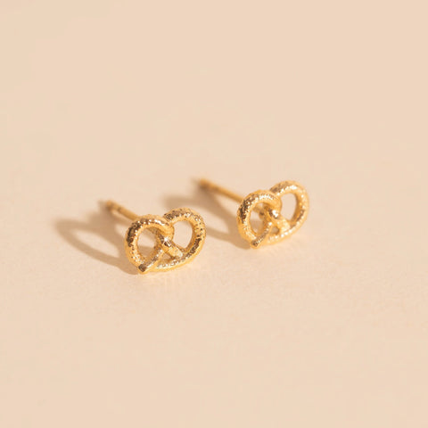Pretzel Stud Earrings