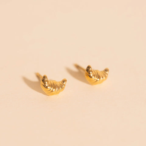 Croissant Stud Earrings