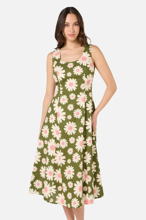 60's Daisy Midi Dress