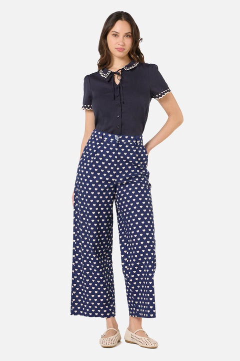 Sweet Heart Emb Blouse