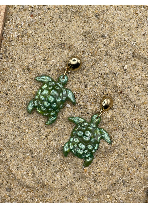 Cutie Turtle Shimmer Earrings