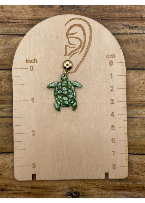 Cutie Turtle Shimmer Earrings